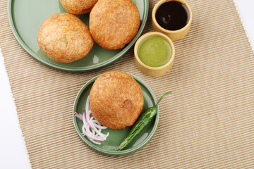 Kachori, Indian street food snack