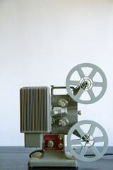 Vintage Old Movie Film Projector Cinema