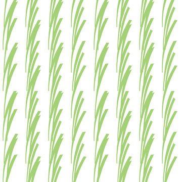 Vector seamless texture background pattern. Hand drawn, green, white colors. © Textures Backgrounds