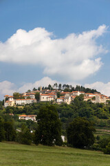 Fototapeta na wymiar Vipava valley in Gorice region, Slovenia