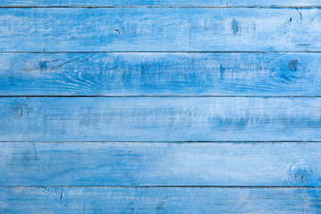 Blue whitewashed old wooden background