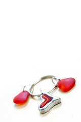 still life of Valentine's decoration