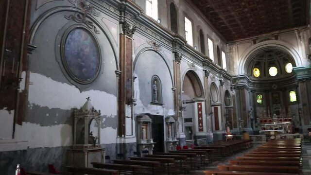Napoli - Panoramica della Chiesa di Sant'Antonio Abate