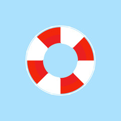 Lifebuoy icon. Vector illustration.