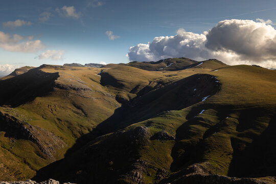 Txindoki peak with the great views to all the Basque Country.
