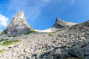 Taiga. Siberia. Peak 