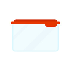 Lunch box icon. Vector illustration.