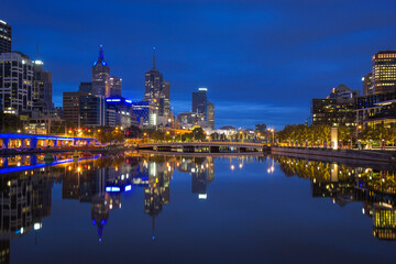Fototapeta na wymiar Panorama of Melbourne