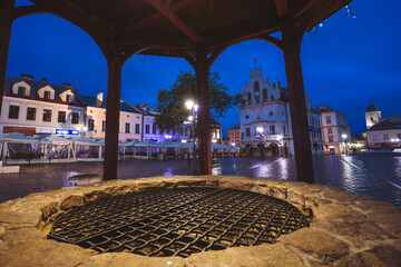 Old well on the Main square in Rzeszow