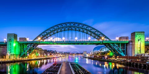 Foto op Canvas Newcastle Quayside, Tyne Bridge © shaun