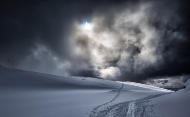 In a winter wonderland