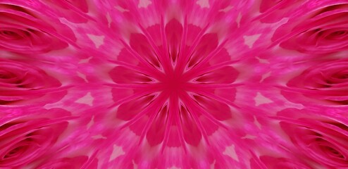 pink flower kaleidoscope background