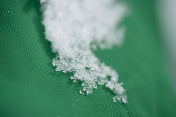 Textile textures with water drops and snow macro abstract