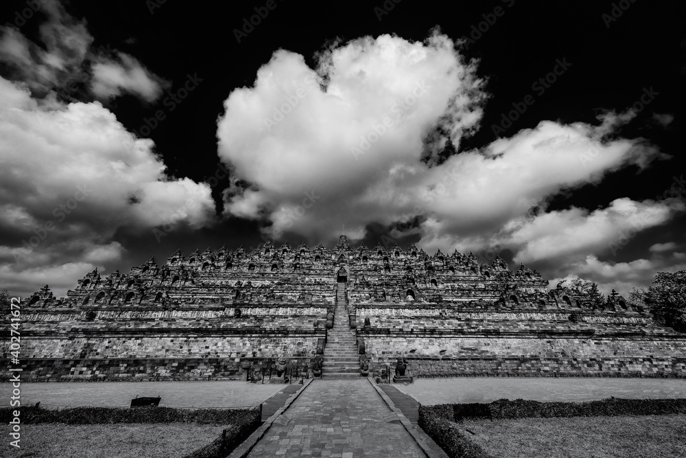 Wall mural Borobudur temple in Yogyakarta Indonesia