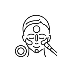 Tone base line color icon. Sign for web page, mobile app