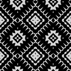  Black and white texture. Abstract seamless geometric pattern. 