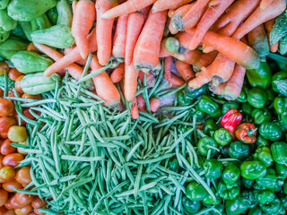 Fresh vegetables in the market
