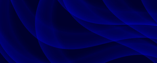 abstract blue technology banner design. futuristic technology lines background with light effect 