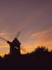 windmill at sunset © Ewelina