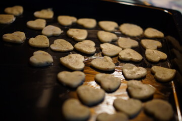 Cooking christmas cookies