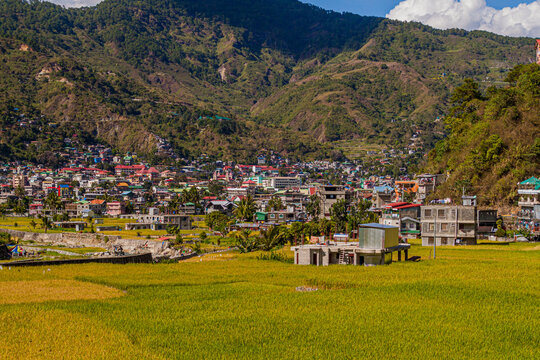 Bontoc town on Luzon island, Philippines