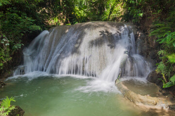 Lugnason Falls on Siquijor island, Philippines