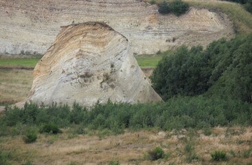 Beautiful landscape, Bispehuen, Stendalgraven, island of Fur, Denmark