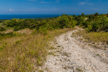 Fototapeta na wymiar Landscape of Siquijor island, Philippines.