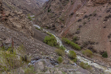 River in Alamut valley in Iran