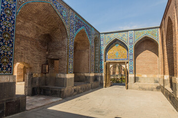 Fototapeta na wymiar Entrance areas of Sheikh Safi Al-Din Ardabili Shrine in Ardabil, Iran