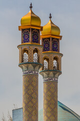 Soleiman Shah Mosque minarets in Ardabil, Iran
