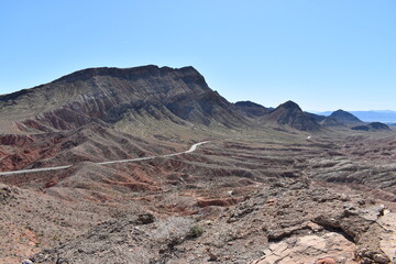 landscape in the desert