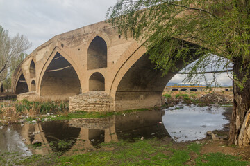 Fototapeta na wymiar Mir Baha-e Din (Mir Baha'addin) bridge in Zanjan, Iran