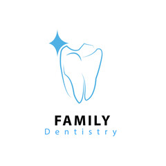 Tooth Teeth Dentist Dental dentistry with Stars logo design