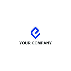 e icon vector logo design. e template quality logo symbol inspiration