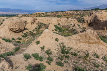 Ruins of Ancient Penjikent in Tajikistan