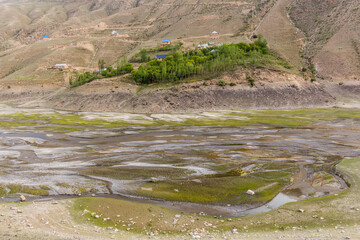 River in Marguzor (Haft Kul) in Fann mountains, Tajikistan