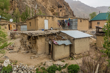 Obraz na płótnie Canvas Marguzor village in Haft Kul in Fann mountains, Tajikistan