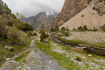 Stream near Artuch in Fann mountains, Tajikistan