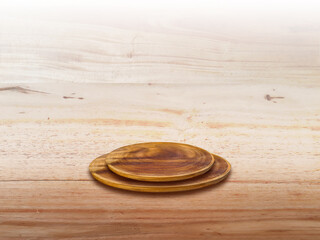 Premium Luxury Wooden plank table top interior background 