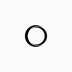 Circle ring logo vector