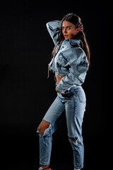 Attractive trendy woman