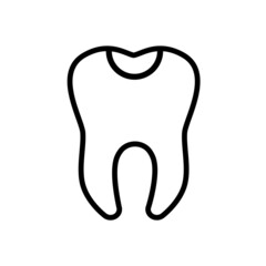 tooth isolated on white background