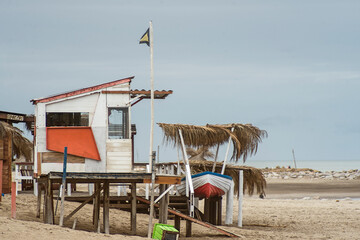 Safeguard house on the beach                          