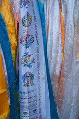 Tibetan scarves, Khata.


