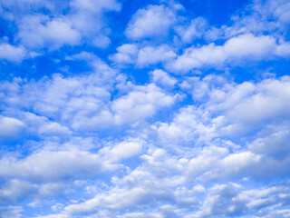 cloudy blue sky in sunny day.