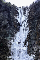 Fototapeta na wymiar 阿蘇の氷瀑