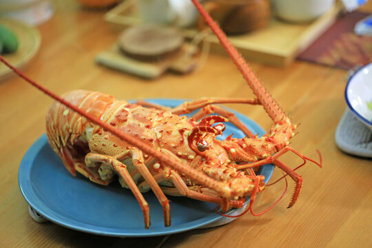 Western Rock Lobster On The Table