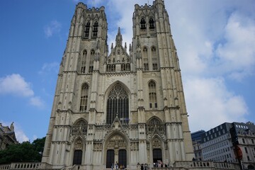 Cathedral of St. Michael and St. Gudula in Brussels, Belgium
