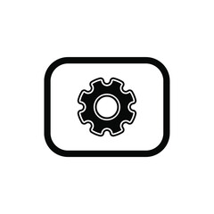 Gear logo . Gear logo illustration for website. Perfect use for web, pattern, design, icon, ui, ux, etc.